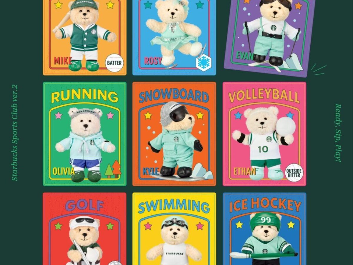 2025年新作！韓国スタバのベアリスタがスポーツクラブ第2弾を発売