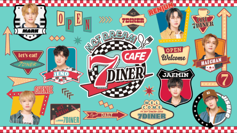 NCT DREAM CAFE 7DINER」全国4都市で開催☆推しと楽しむ限定メニュー