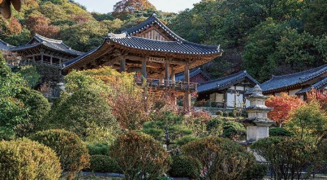 韓国の山寺