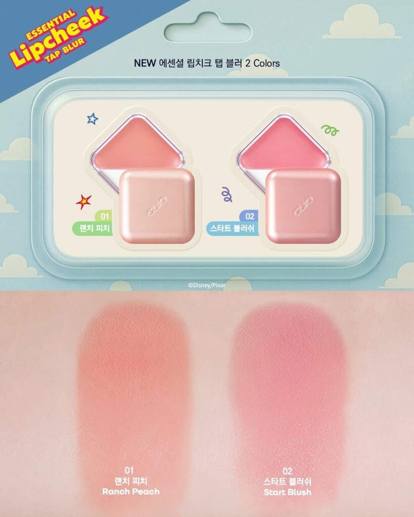 Essential Lip & Cheek Tap Blurカラー