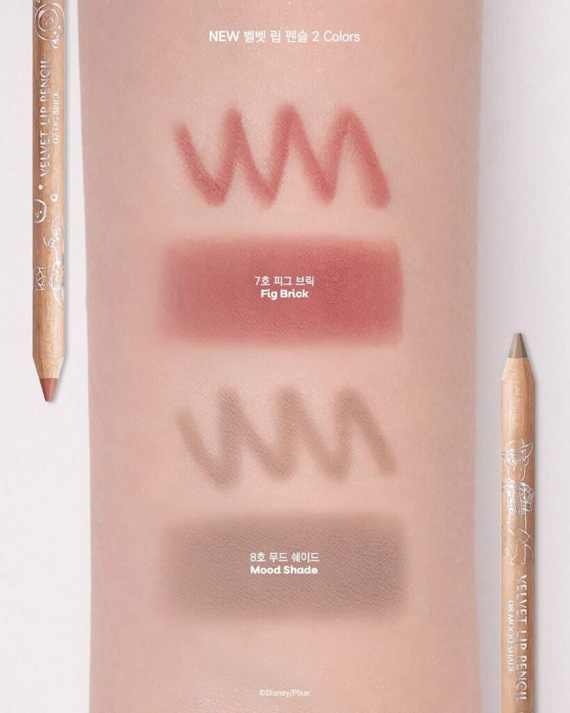 Velvet Lip Pencilカラー