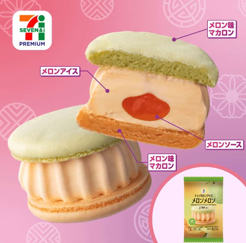 セブンプレミアムトゥンカロンアイスメロンメロン