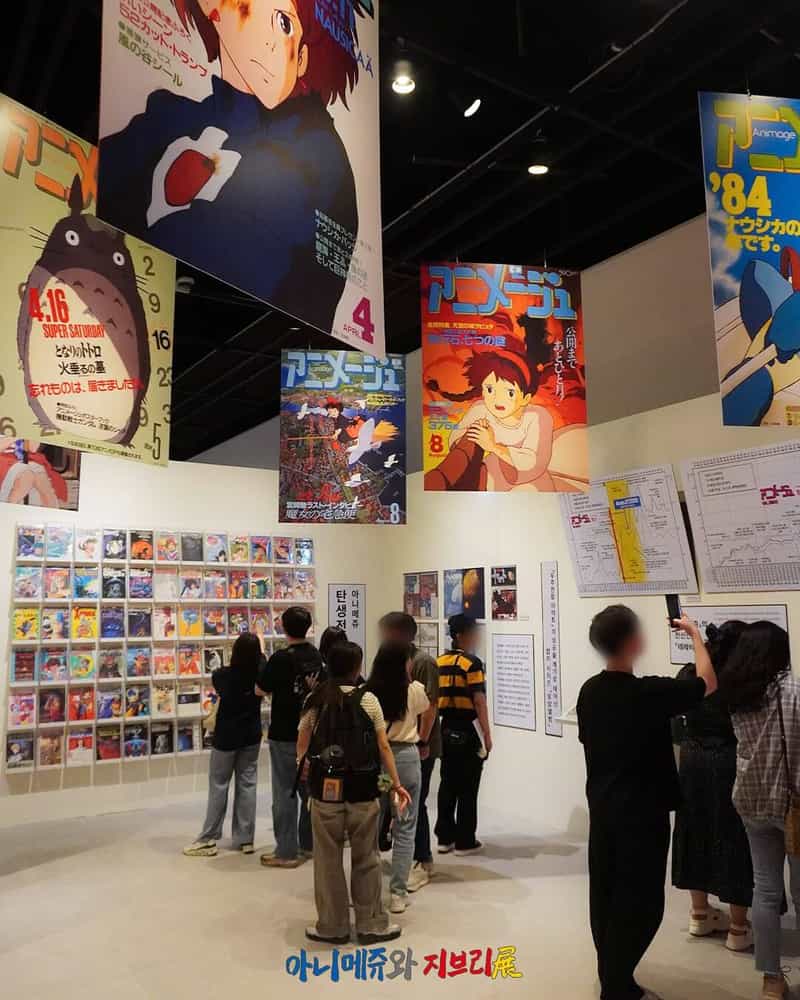 アニメージュとジブリ展風景