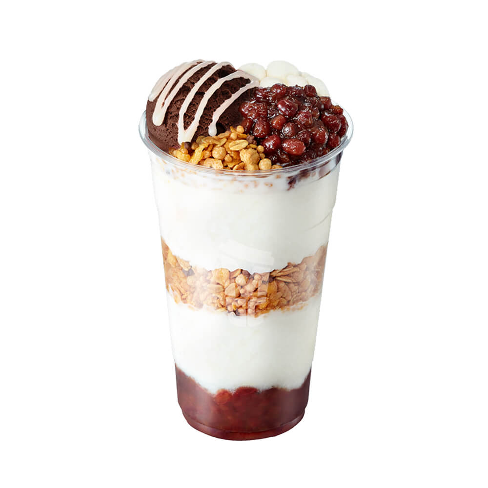 小豆ビンスチョコジェラートパフェ
