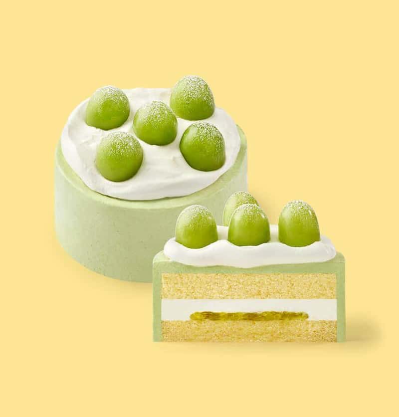 シャインマスカットフレッシュクリームケーキ