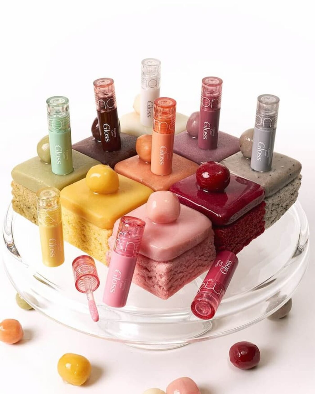 rom&nd9周年コレクション！“もちグロス（Tteok Gloss）”全9色まとめ