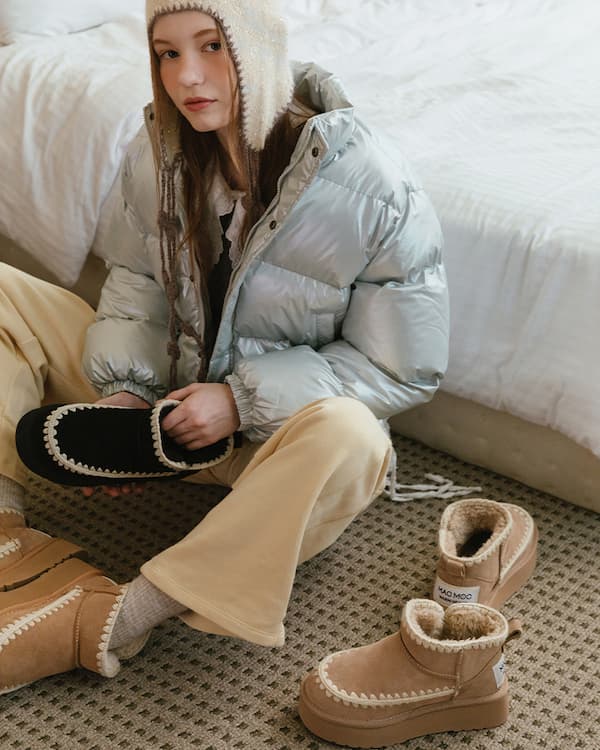 ムートンブーツ