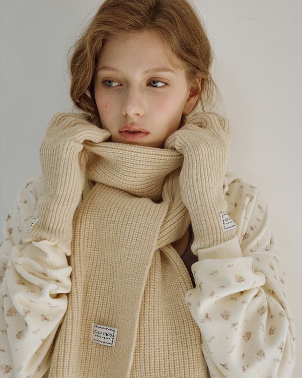 ニットマフラー