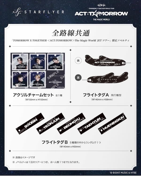 限定ノベルティ（全路線共通）