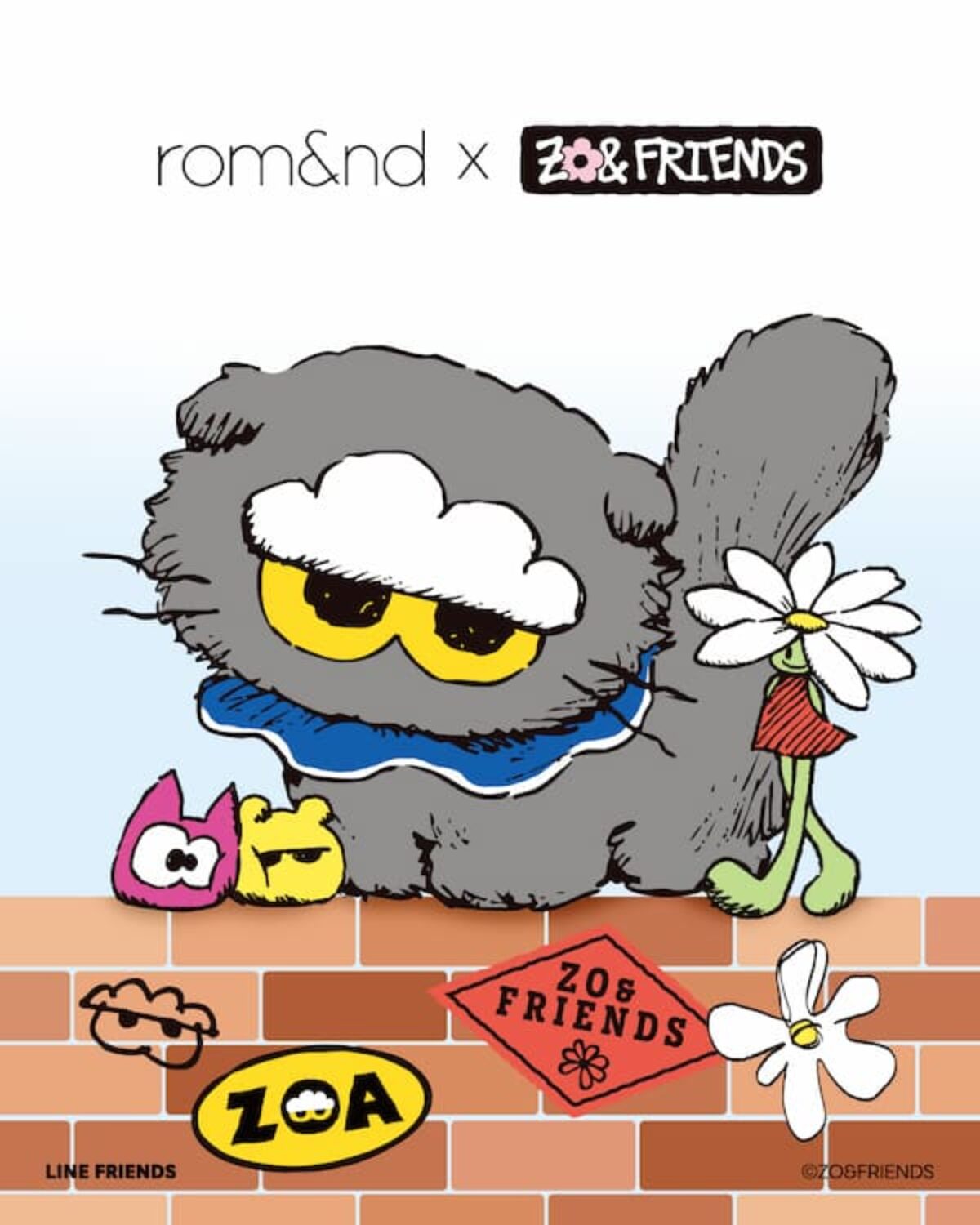 rom&nd × ZO&FRIENDS】スペシャルコラボアイテムがついに日本でも本格