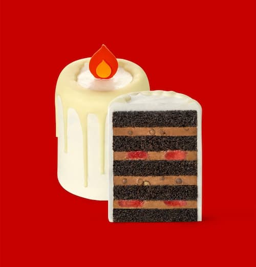 ホワイト キャンドル ケーキ