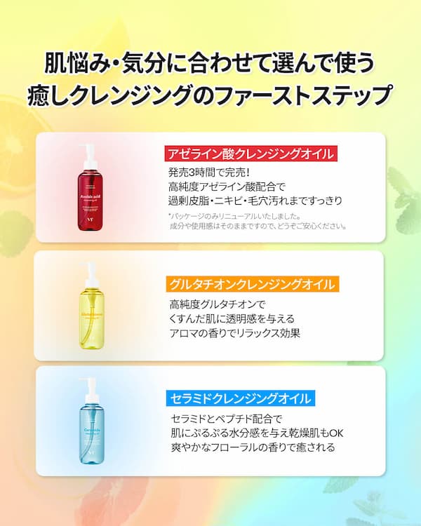 肌タイプ別おすすめと使い分け