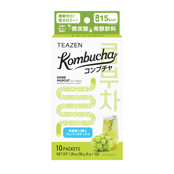 TEAZENコンブチャ シャインマスカット