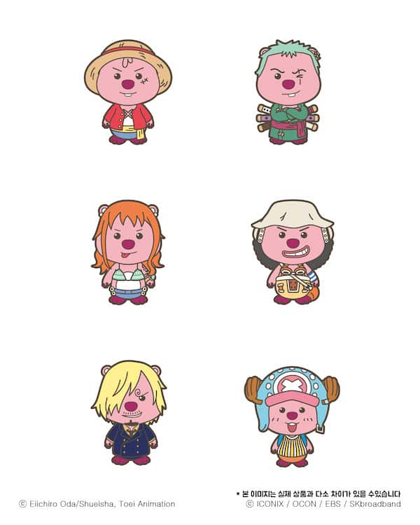 ONE PIECE×ルーピー コラボ商品ラインナップ