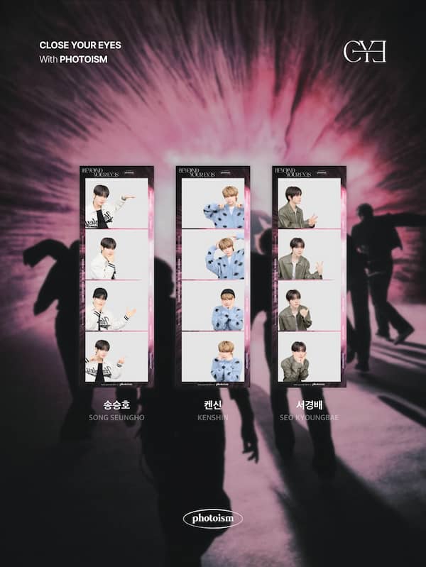 CLOSE YOUR EYES X PHOTOISM シール