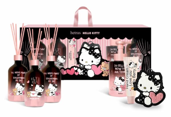 hetras. × Hello Kitty Black Limited Gift Set