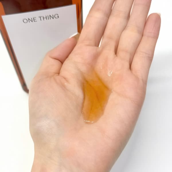 ツボクサ化粧水のテクスチャー