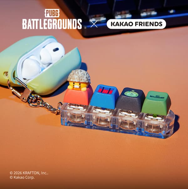 LEDキーキャップキーリング レッド