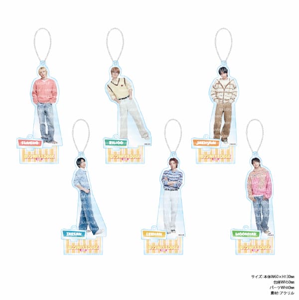 アクリルスタンドキーホルダー