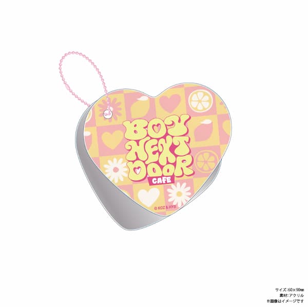 ハートスライドミラー