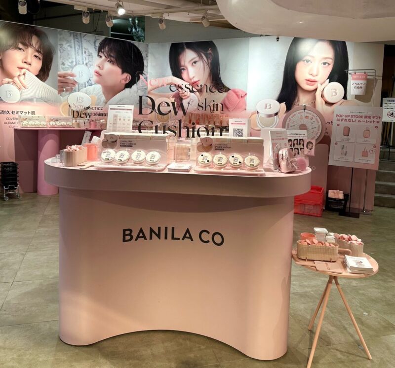 バニラコ ポップアップ様子
