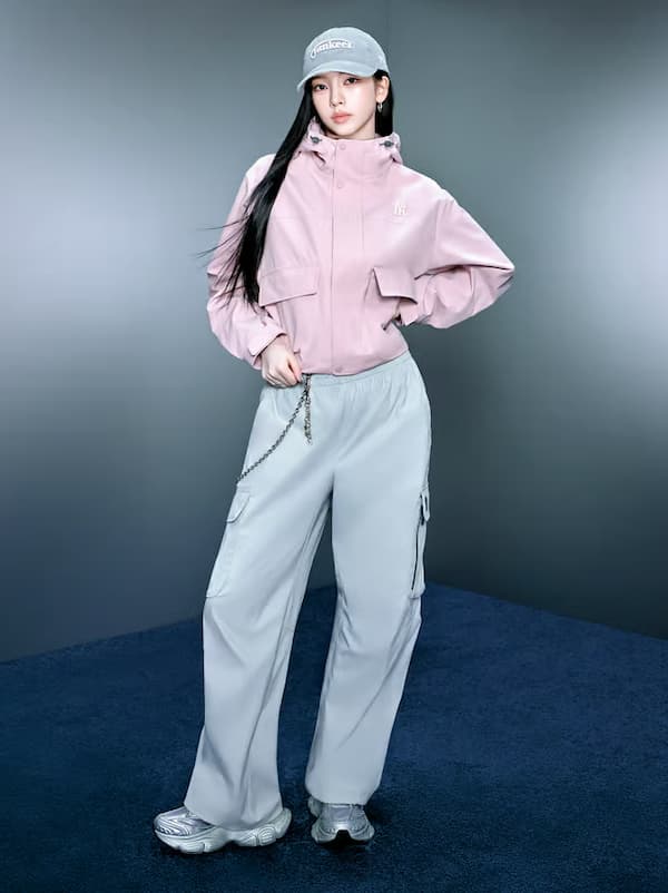 コープコア コットンタッチ パラシュート カーゴ ワイド パンツ