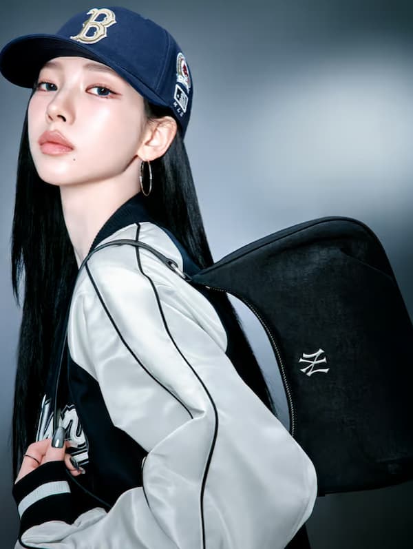 ベーシック ヴィンテージ ナイロン ホーボーバッグ ニューヨーク・ヤンキース