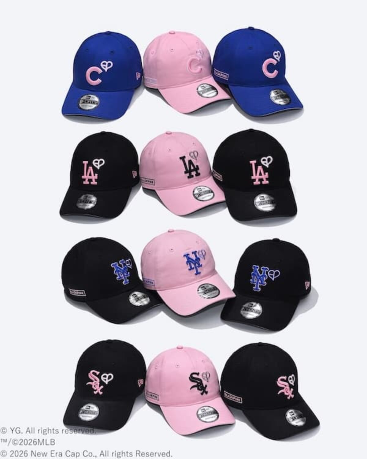 BLACKPINK × MLB × New Era トリプルコラボキャップが2026年3/18より
