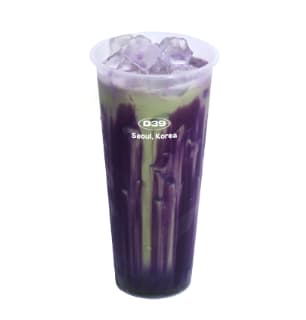 Ube Matcha Latte