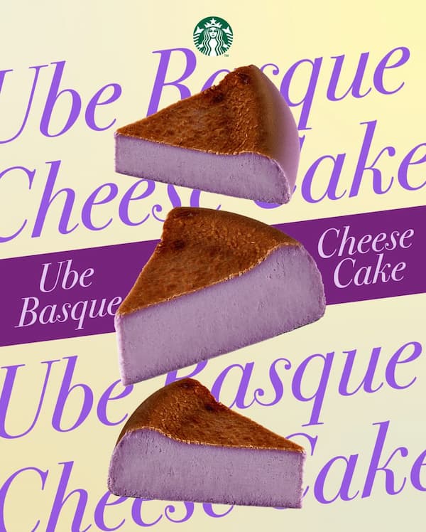 Ube Basque Cheese Cake