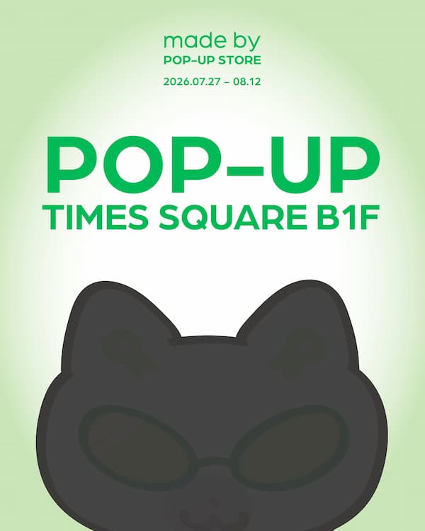 MADE BY × TIMES SQUARE POP-UP STORE