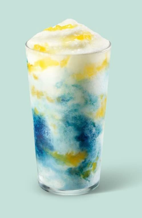 パイナップル ブルー ココ フラペチーノ