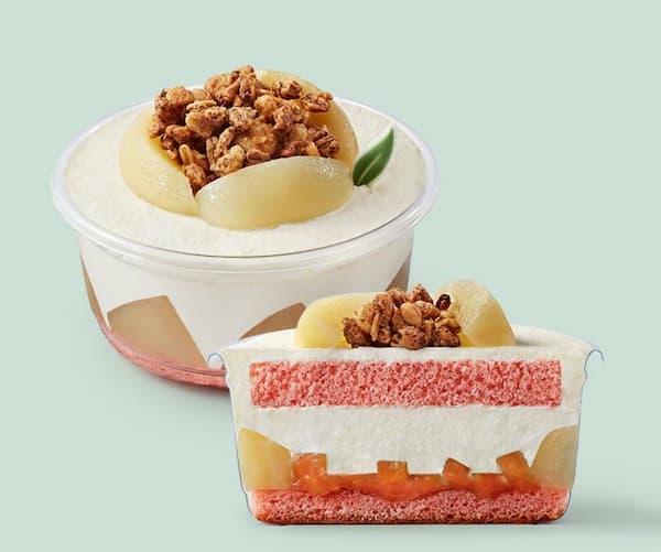 ピーチ フレッシュクリームケーキ