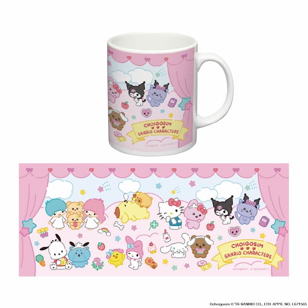 チェゴシム×サンリオキャラクターズ　マグカップ　