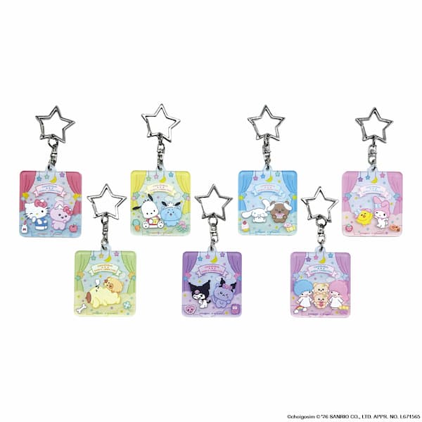 チェゴシム×サンリオキャラクターズ　レイヤーアクリルキーホルダー