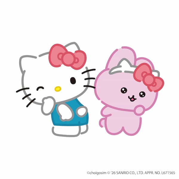 ハローキティ × うさゴシムペア