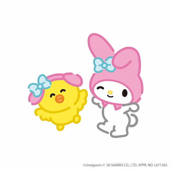 マイメロディ × ぴよぴよゴシムペア