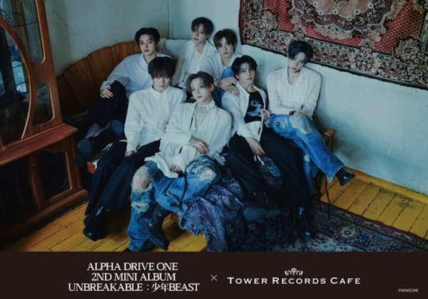 ALPHA DRIVE ONE × TOWER RECORDS CAFE