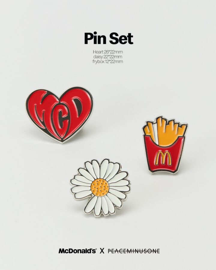 McDonald’s × PEACEMINUSONE ピンセット